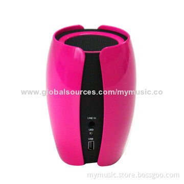 Tulip Bluetooth Mini Speaker, MicroSD Card Function, High-volume Music, Measures 46.5 x 41 x 27cmNew